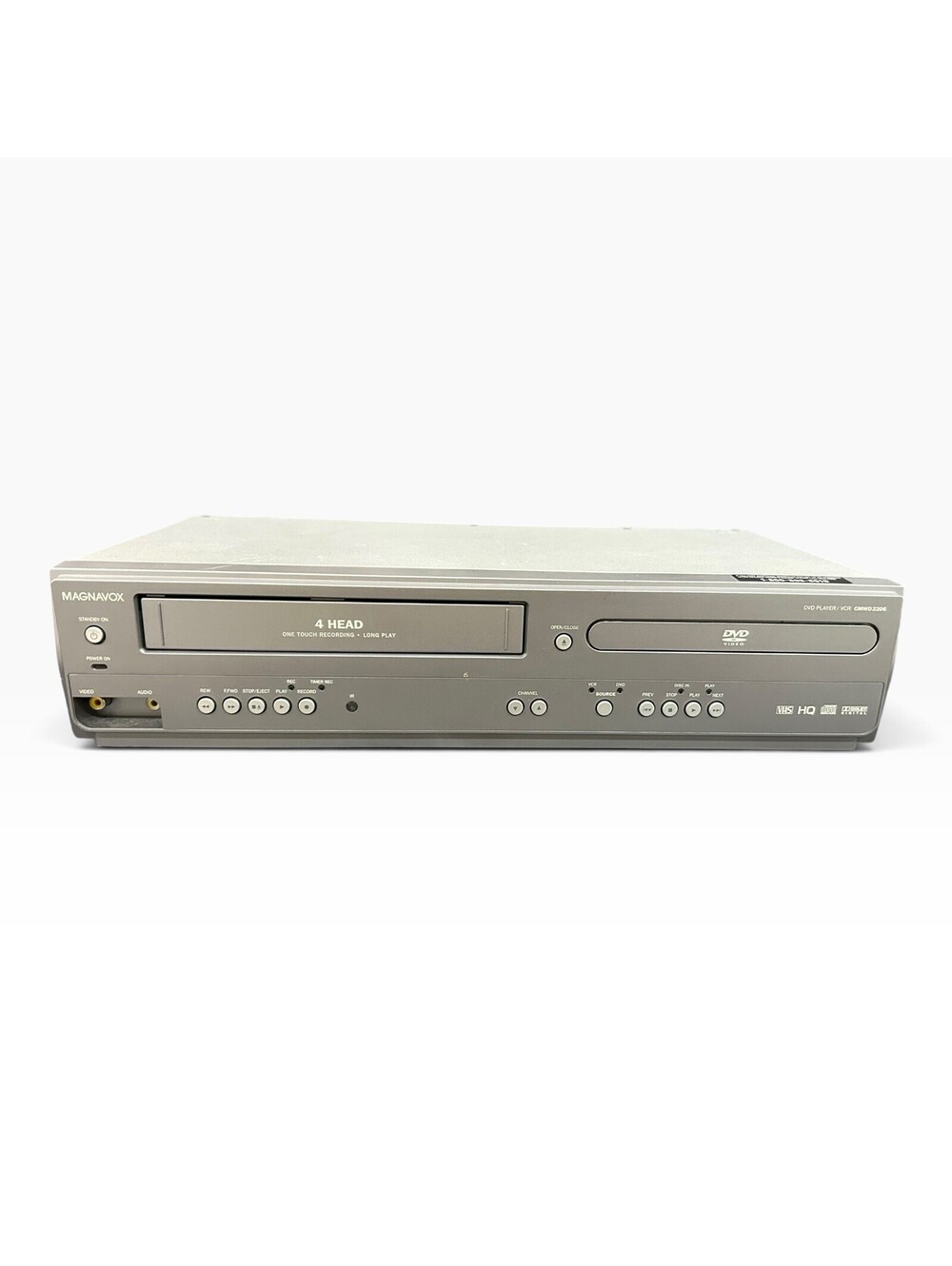 Magnavox DVD VCR Combo CMWD2206 VHS Player No Remote Tested Works Excellent